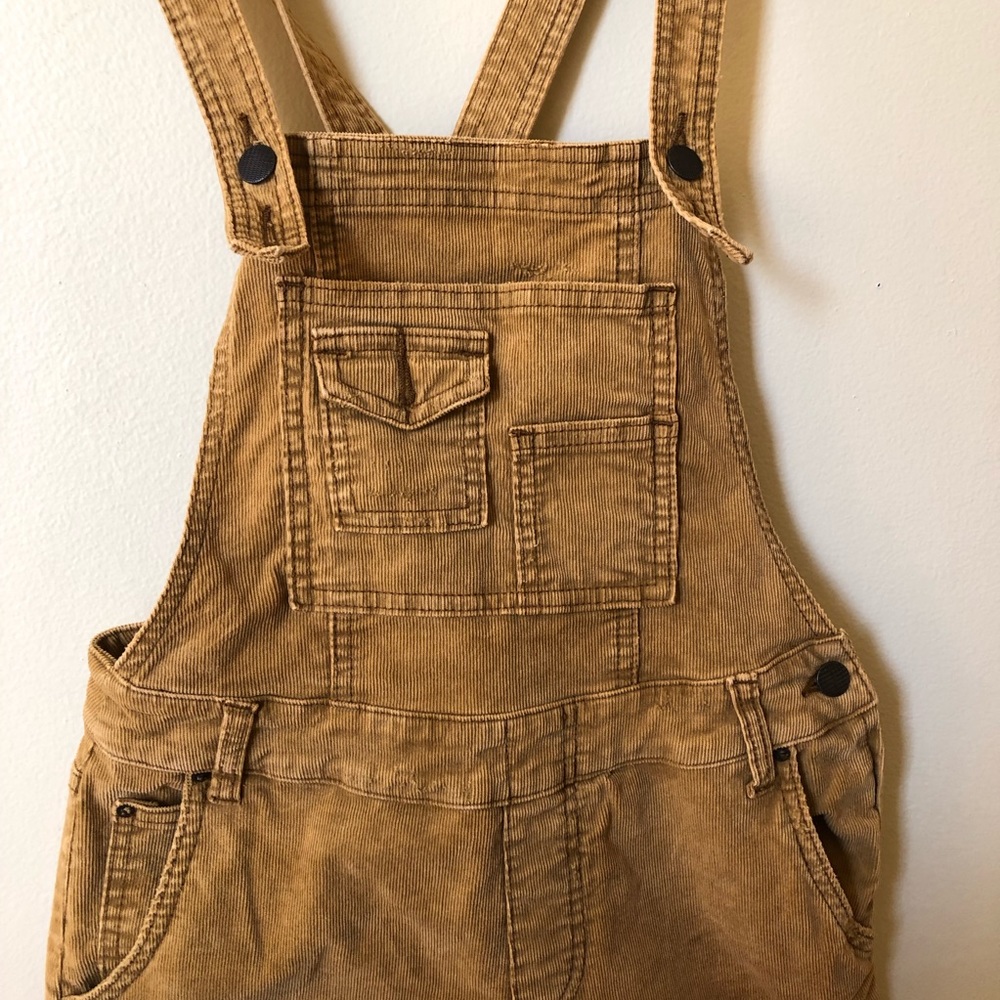 Free People corduroy overalls
